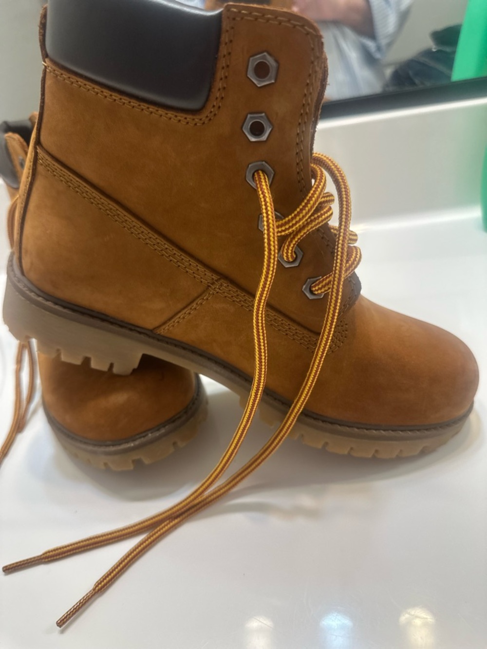 Milano Brown and Black Lace-Up Boots